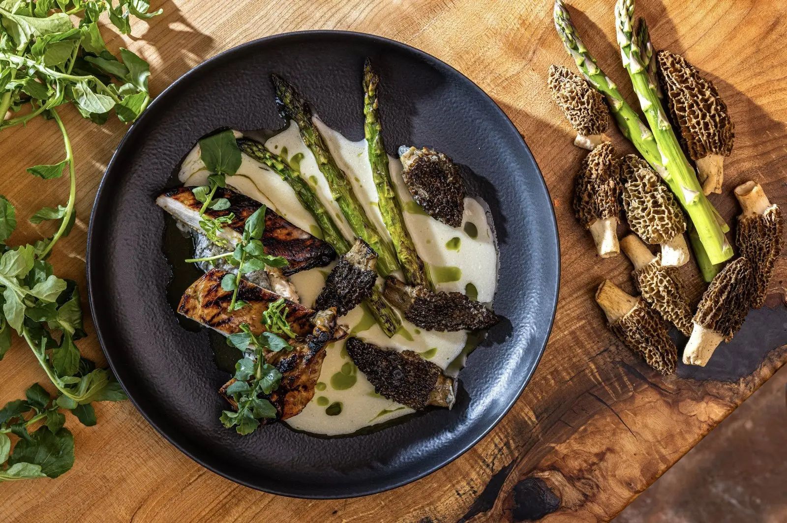 asparagus and truffle